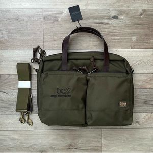 Filson Dryden Briefcase NWT Otter Green